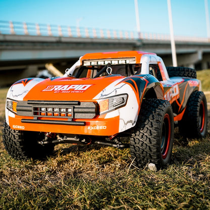 JJR/C Q130 Full-scale Brushless Four-wheel Drive High-speed Pickup RC Car(Orange) by JJR/C