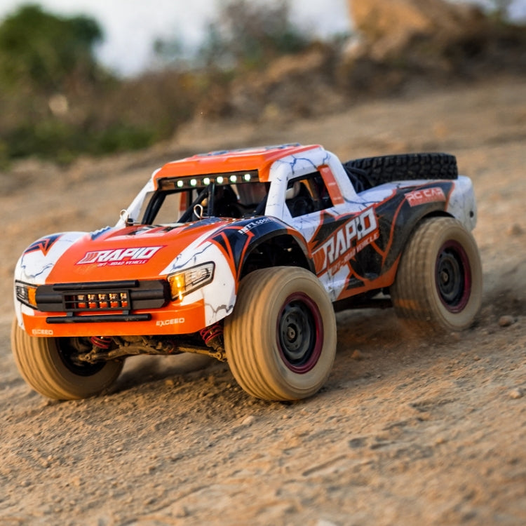 JJR/C Q130 Full-scale Brushless Four-wheel Drive High-speed Pickup RC Car(Orange) by JJR/C