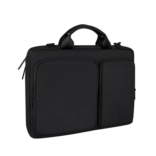 ST11 Polyester Thickened Laptop Bag, Size:13.3 inch(Black) by bashfashion