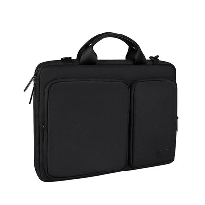 ST11 Polyester Thickened Laptop Bag, Size:14.1-15.4 inch(Black) by bashfashion