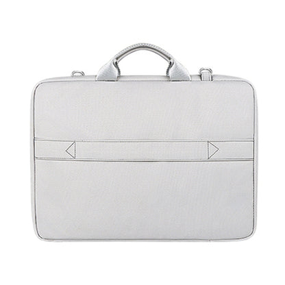 ST11 Polyester Thickened Laptop Bag, Size:14.1-15.4 inch(Silver Gray) by bashfashion
