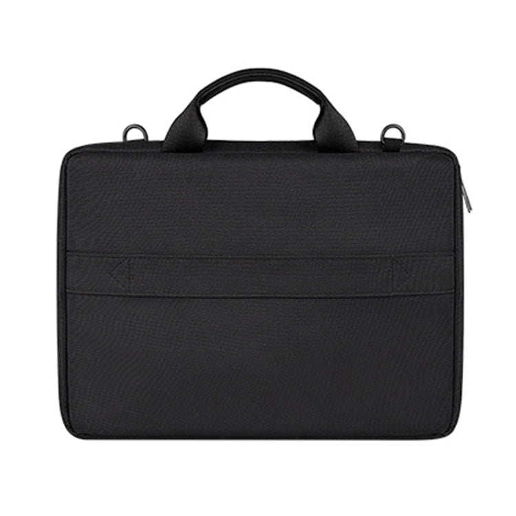 ST11 Polyester Thickened Laptop Bag, Size:15.6 inch(Black) by bashfashion