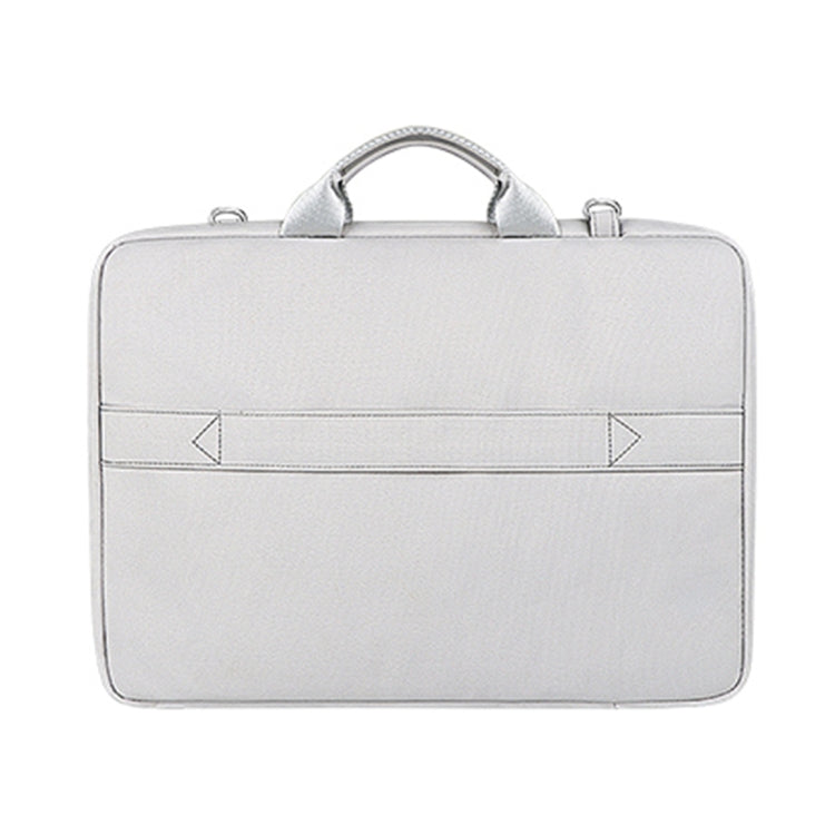 ST11 Polyester Thickened Laptop Bag, Size:15.6 inch(Silver Gray) by bashfashion