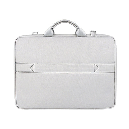 ST11 Polyester Thickened Laptop Bag, Size:15.6 inch(Silver Gray) by bashfashion