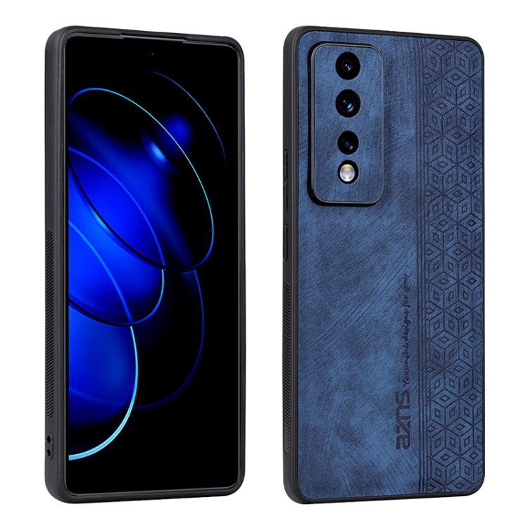 For Honor 80 GT 5G AZNS 3D Embossed Skin Feel Phone Case(Sapphire Blue) by AZNS