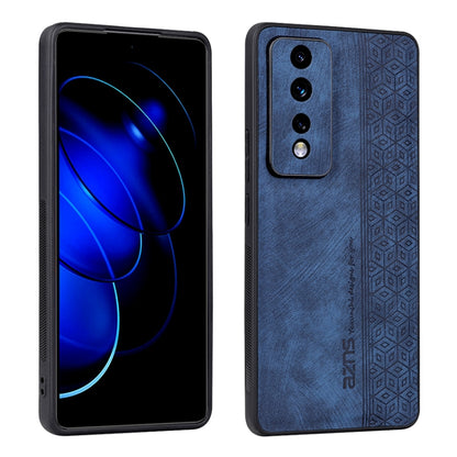 For Honor 80 GT 5G AZNS 3D Embossed Skin Feel Phone Case(Sapphire Blue) by AZNS