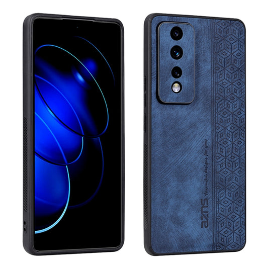 For Honor 80 GT 5G AZNS 3D Embossed Skin Feel Phone Case(Sapphire Blue) by AZNS