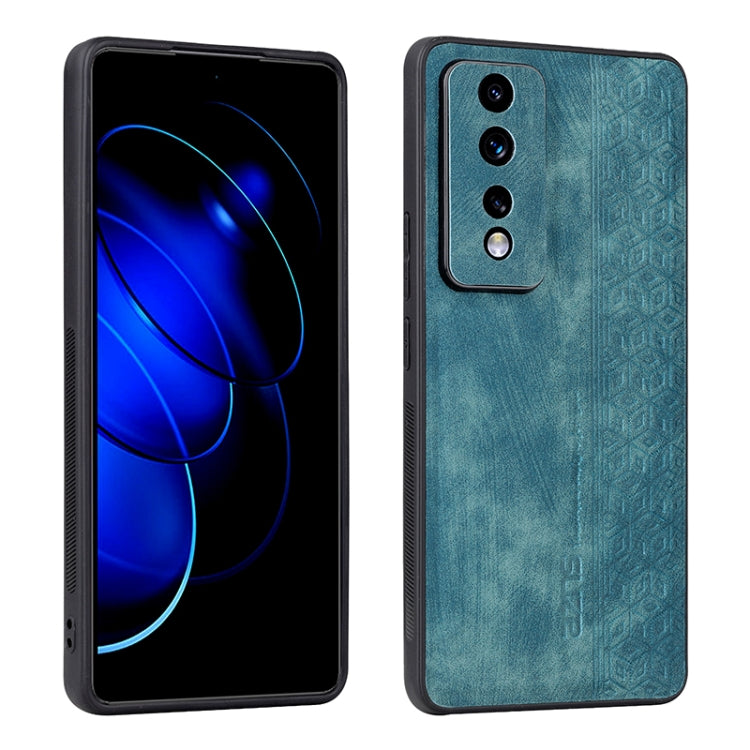 For Honor 80 GT 5G AZNS 3D Embossed Skin Feel Phone Case(Dark Green) by AZNS