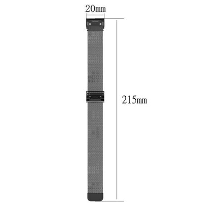 For Garmin Fenix 5S Milanese Watch Band(Silver) by bashfashion