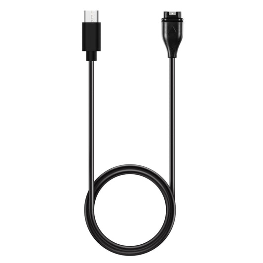 For Garmin Forerunner 265 / 265S / 965 Universal Type-C / USB-C Smart Watch Charging Cable, Length: 1m(Black) by bashfashion
