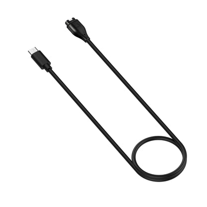 For Garmin Forerunner 265 / 265S / 965 Universal Type-C / USB-C Smart Watch Charging Cable, Length: 1m(Black) by bashfashion