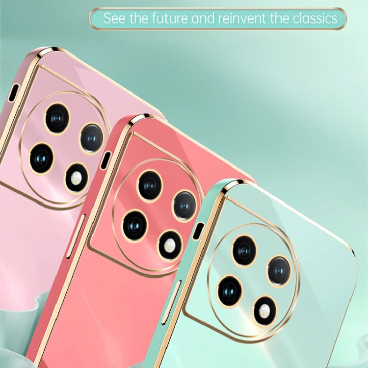 For OnePlus Ace 2 XINLI Straight Edge 6D Electroplate TPU Phone Case(Celestial Blue) by XINLI