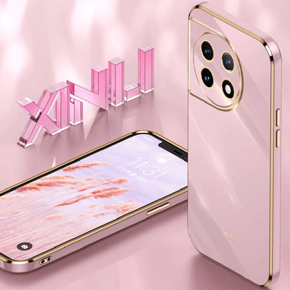 For OnePlus Ace 2 XINLI Straight Edge 6D Electroplate TPU Phone Case(Mint Green) by XINLI