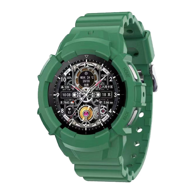 For Samsung Galaxy Watch5 40mm Silicone Sport Solid Color Watch Band(Green) by bashfashion