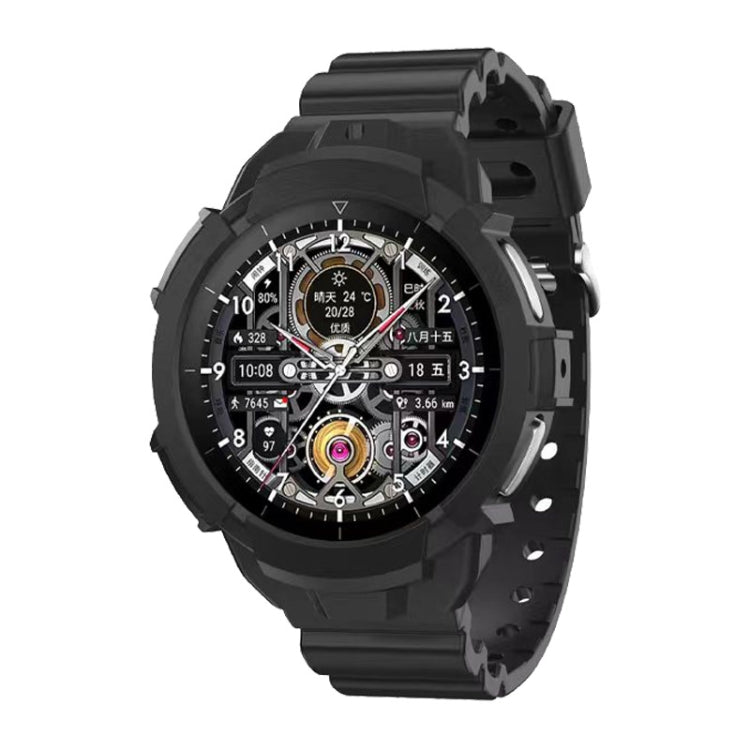 For Samsung Galaxy Watch5 40mm Silicone Sport Solid Color Watch Band(Black) by bashfashion