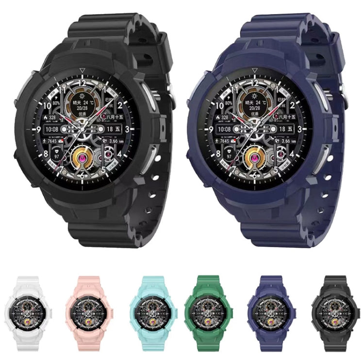 For Samsung Galaxy Watch5 40mm Silicone Sport Solid Color Watch Band(Black) by bashfashion