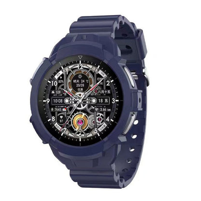 For Samsung Galaxy Watch5 44mm Silicone Sport Solid Color Watch Band(Blue) by bashfashion