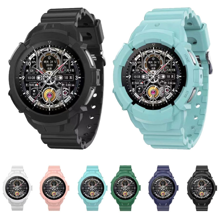 For Samsung Galaxy Watch5 Pro 45mm Silicone Sport Solid Color Watch Band(Black) by bashfashion