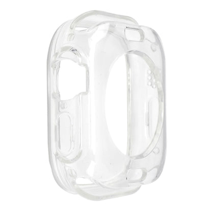 For Apple Watch Ultra 3 / 2 / 1 49mm Glacier Jelly Clear TPU Case Watch Band(Transparent) by bashfashion