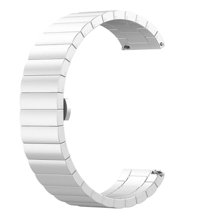 For Garmin Vivoactive 3 Metal Watch Band(Silver) by bashfashion