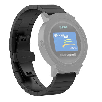 For Garmin Vivoactive 3 Metal Watch Band(Silver) by bashfashion