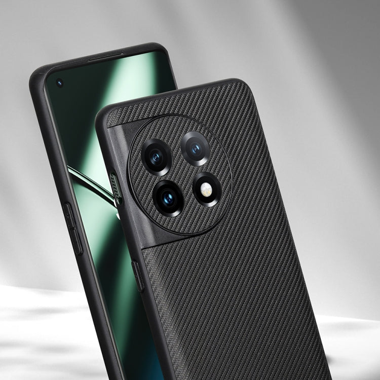 For OnePlus 11 ViLi TC Series Kevlar Carbon Fiber Texture Phone Case(Black) by ViLi