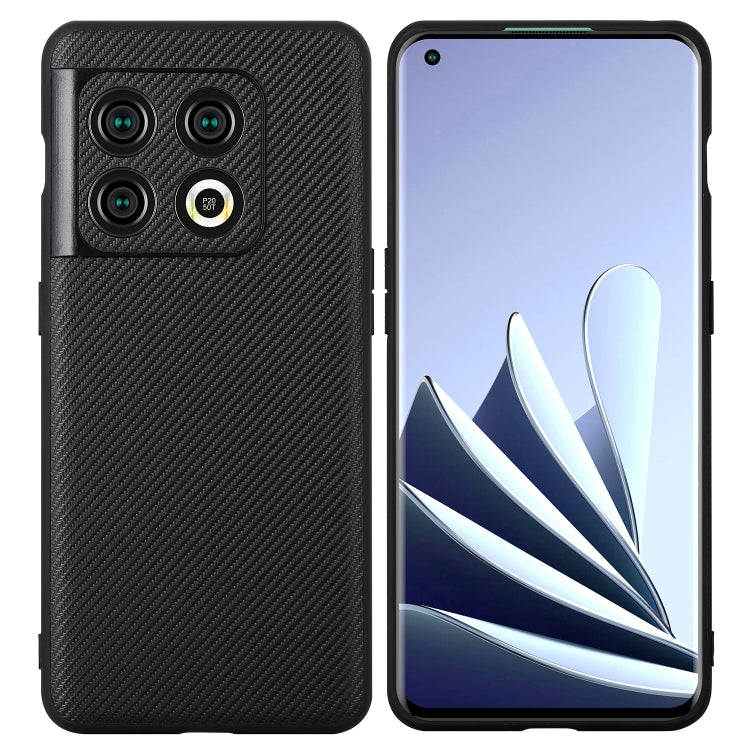For OnePlus 10 Pro ViLi TC Series Kevlar Carbon Fiber Texture Phone Case(Black) by ViLi