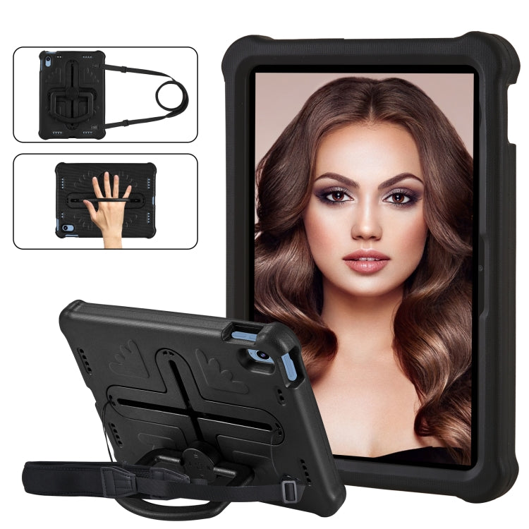 For iPad 2025 / 2022 Shield 360 Rotation Handle EVA Shockproof PC Tablet Case(Black) by bashfashion