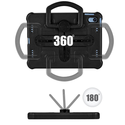 For iPad 2025 / 2022 Shield 360 Rotation Handle EVA Shockproof PC Tablet Case(Black) by bashfashion