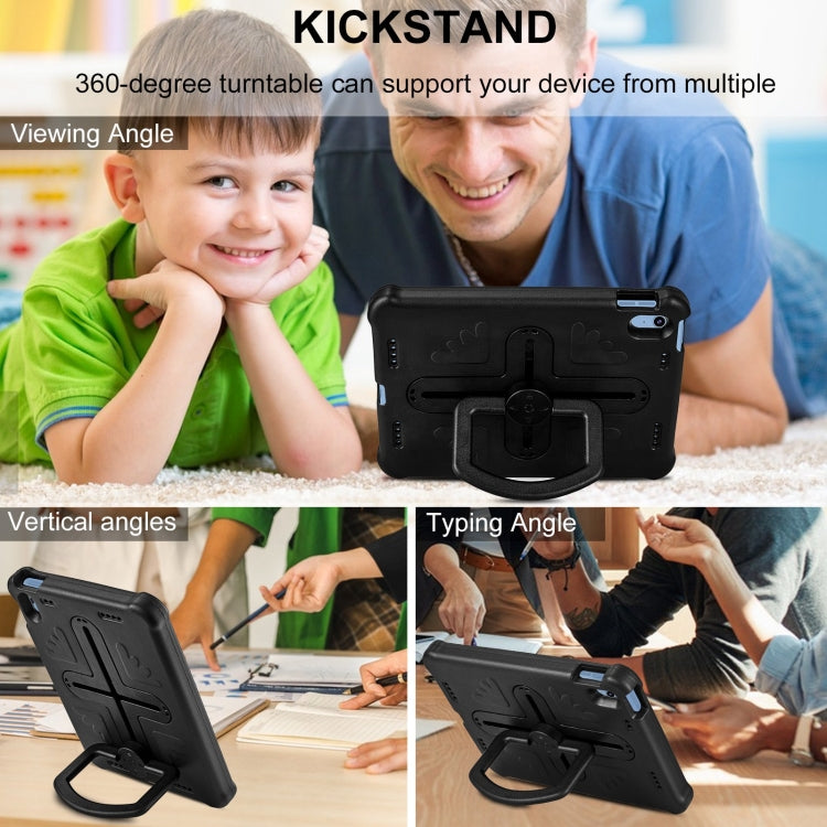 For iPad 2025 / 2022 Shield 360 Rotation Handle EVA Shockproof PC Tablet Case(Black) by bashfashion