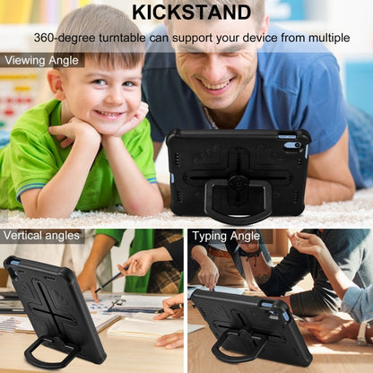 For iPad 2025 / 2022 Shield 360 Rotation Handle EVA Shockproof PC Tablet Case(Black) by bashfashion