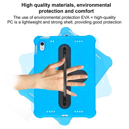 For iPad 2025 / 2022 Shield 360 Rotation Handle EVA Shockproof PC Tablet Case(Blue Black) by bashfashion