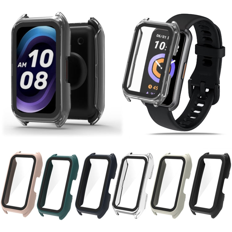 For Keep Band B4 PC Integrated Tempered Film Watch Case(Black) by bashfashion