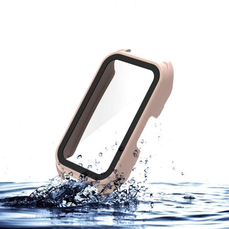 For Keep Band B4 PC Integrated Tempered Film Watch Case(Pink) by bashfashion
