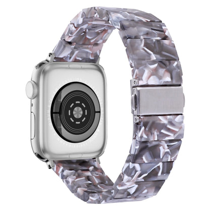 One-bead Resin Watch Band For Apple Watch Ultra 49mm&Watch Ultra 2 49mm / Series 9&8&7 45mm / SE 3&SE 2&6&SE&5&4 44mm / 3&2&1 42mm(Grey) by bashfashion
