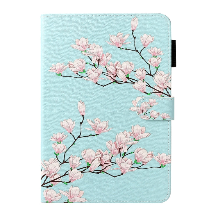 For Galaxy Tab A 8.0 (2019) T290 Cross Texture Painted Horizontal Leather Case with Sleep / Wake-up Function & Card Slot & Holder & Wallet(Magnolia) by bashfashion