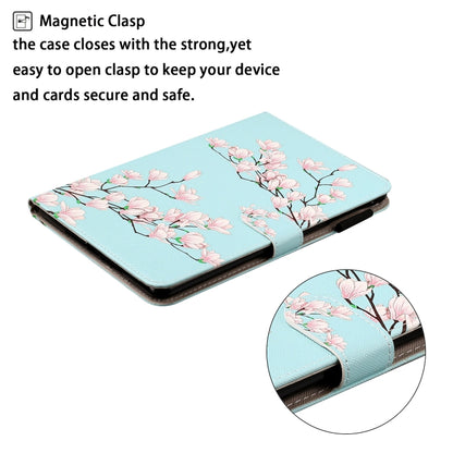 For Galaxy Tab A 8.0 (2019) T290 Cross Texture Painted Horizontal Leather Case with Sleep / Wake-up Function & Card Slot & Holder & Wallet(Magnolia) by bashfashion
