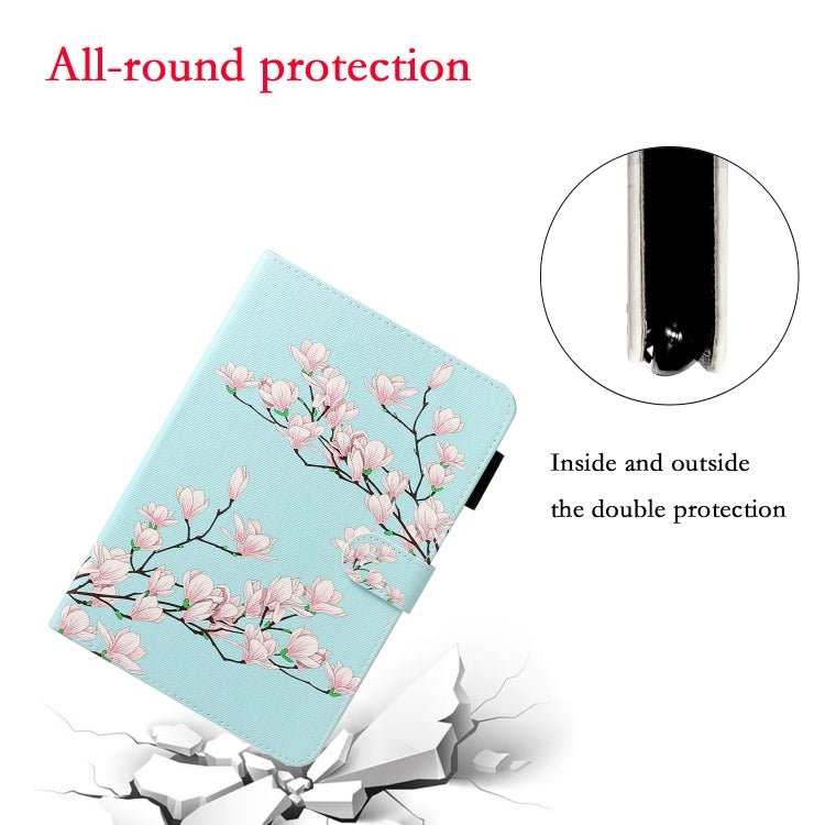 For Galaxy Tab A 8.0 (2019) T290 Cross Texture Painted Horizontal Leather Case with Sleep / Wake-up Function & Card Slot & Holder & Wallet(Magnolia) by bashfashion