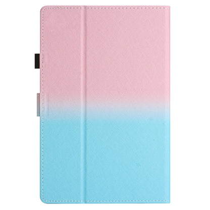 For 7 inch Universal Stitching Gradient Leather Tablet Case(Pink Blue) by bashfashion