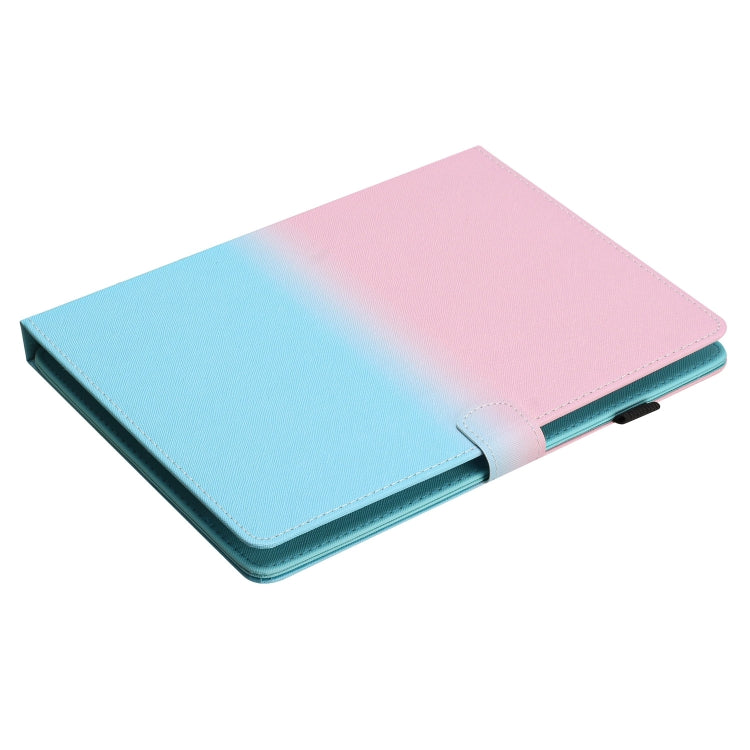 For 7 inch Universal Stitching Gradient Leather Tablet Case(Pink Blue) by bashfashion