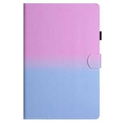 For Samsung Galaxy Tab A7 2020 T500 / T505 Stitching Gradient Leather Tablet Case(Purple Blue) by bashfashion