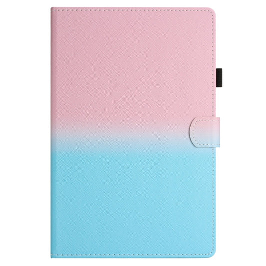 For Samsung Galaxy Tab A7 2020 T500 / T505 Stitching Gradient Leather Tablet Case(Pink Blue) by bashfashion