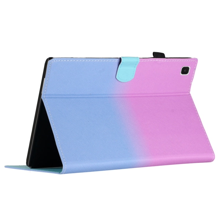 For Samsung Galaxy Tab S6 Lite SM-P610 Stitching Gradient Leather Tablet Case(Purple Blue) by bashfashion