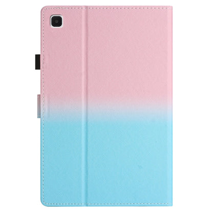 For Samsung Galaxy Tab S6 Lite SM-P610 Stitching Gradient Leather Tablet Case(Pink Blue) by bashfashion