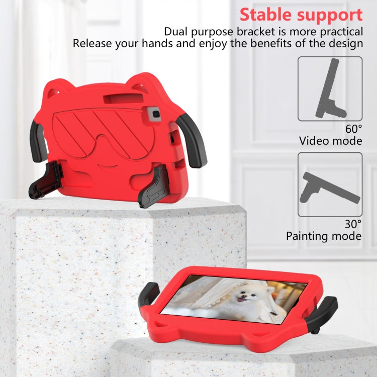 For Samsung Galaxy Tab A7 Lite 8.7 T220 / T225 Ice Baby EVA Shockproof Hard PC Tablet Case(Red) by bashfashion