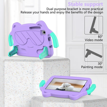 For Samsung Galaxy Tab A 8.0 2019 T290 / T295 Ice Baby EVA Shockproof Hard PC Tablet Case(Light Purple) by bashfashion