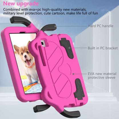 For Samsung Galaxy Tab A 8.0 2019 T290 / T295 Ice Baby EVA Shockproof Hard PC Tablet Case(Rose Red) by bashfashion