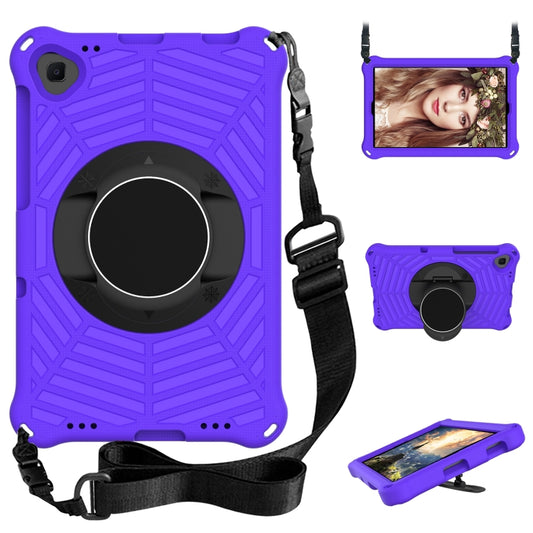 For Lenovo Tab K10 Spider King Silicone Protective Tablet Case(Purple) by bashfashion
