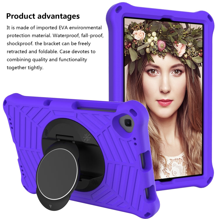 For Lenovo Tab K10 Spider King Silicone Protective Tablet Case(Purple) by bashfashion