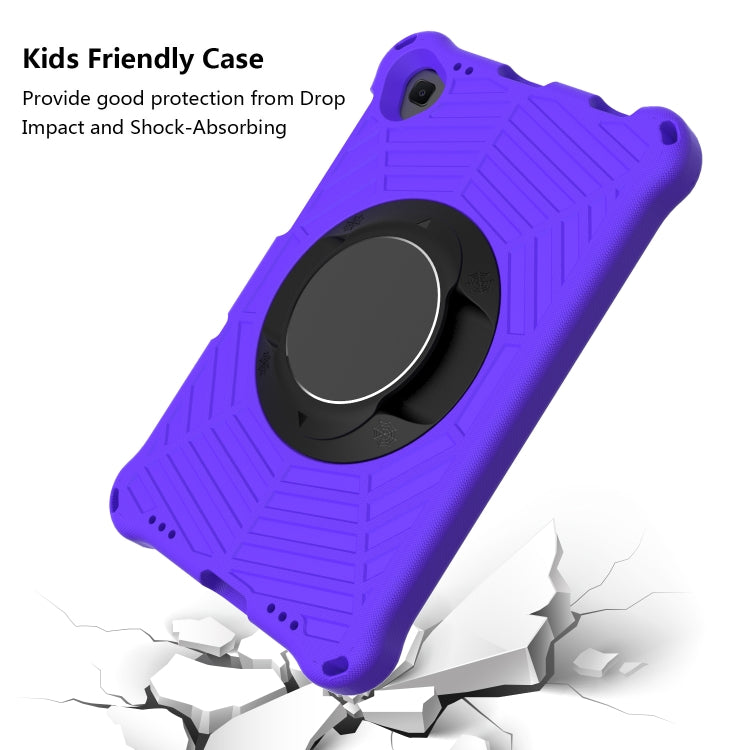 For Lenovo Tab K10 Spider King Silicone Protective Tablet Case(Purple) by bashfashion